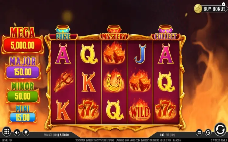 3 Wicked Devils - RTP and Wagering