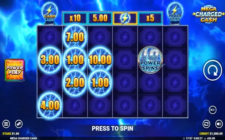 Mega Charged Cash - RTP and Wagering