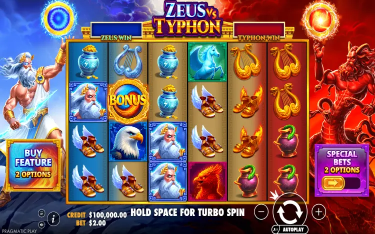 Zeus Vs Typhon - RTP and Wagering