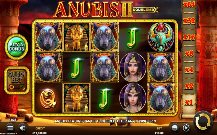Anubis 2 DoubleMax RTP and Wagering