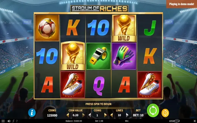 Stadium of Riches - RTP and Wagering