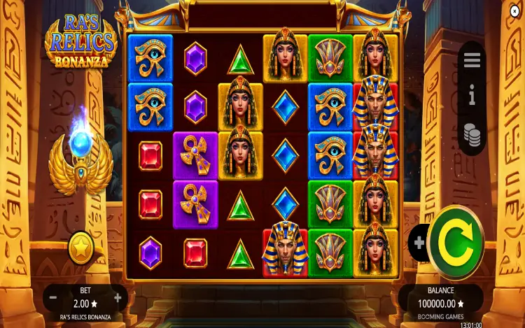 Ra's Relics Bonanza RTP and Wagering
