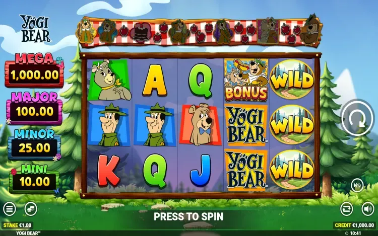 Yogi Bear - RTP and Wagering