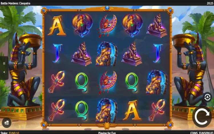 Battle Maidens Cleopatra RTP and Wagering