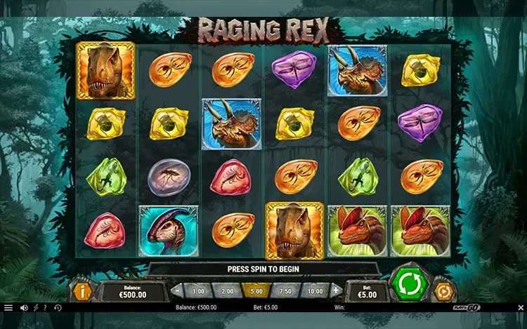 Raging Rex - RTP and Wagering