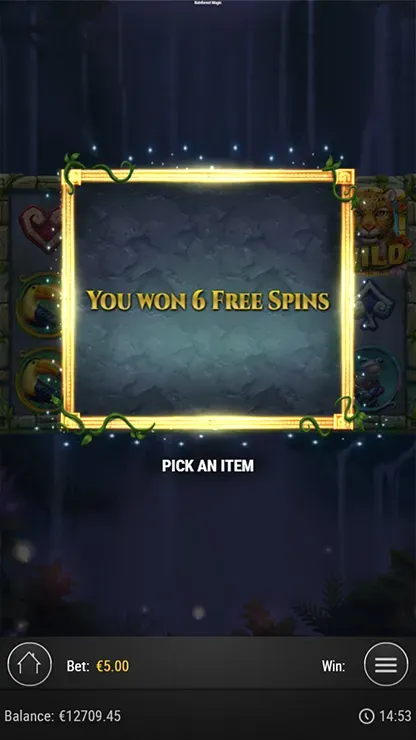 Rainforest Magic - Mobile Bonus Game