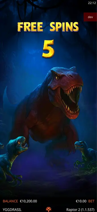 Raptor 2 - Mobile Bonus