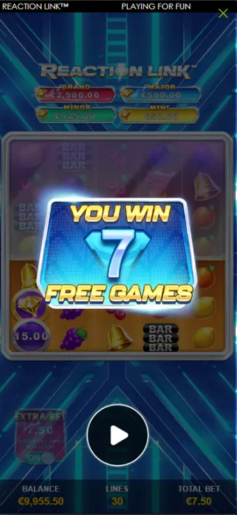 Reaction Link - Mobile Bonus