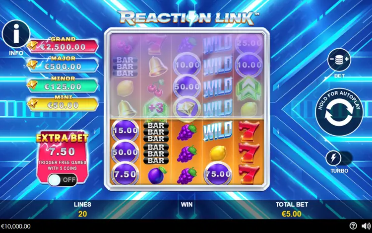 Reaction Link - RTP & Wagering
