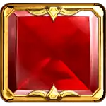 Royal Mint Megaways - Red Gem Symbol