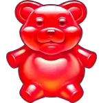Sugar Rush 1000 Red Gummy Bear symbol