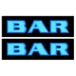 Red Hot Tamales - Double Blue Bar Symbol