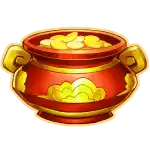 Rings of Prosperity - Red Pot Symbol