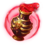 Hope Unleashed Fortune Rises - Red Potion Bottle Symbol