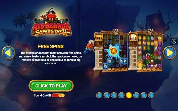 Redbeard’s SuperStash Bonus Features - Free Spins