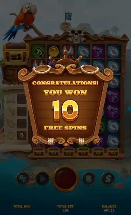 Redbeard’s SuperStash Mobile Features - Bonus game