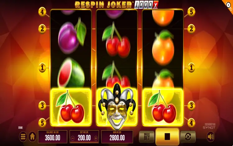 Respin Joker 1000x - Respin Feature