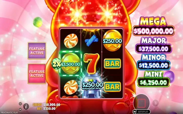 Super Gummy Strike - Respin Feature