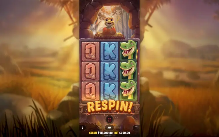 Dino Drop - Respin Until You Win Feature