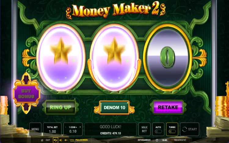 Money Maker 2 - Retake Respin Feature
