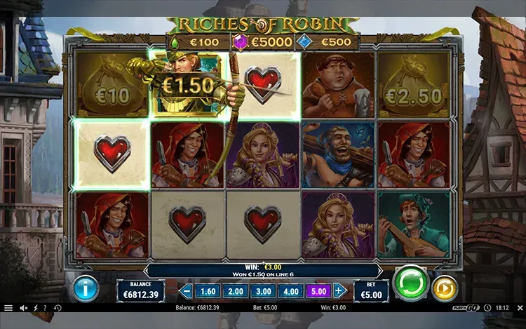 Riches of Robin - Wild Symbol