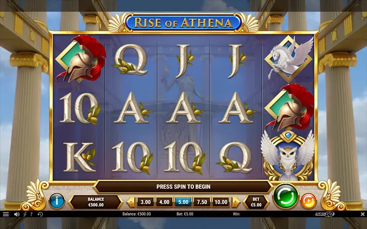 Rise of Athena - RTP and Wagering