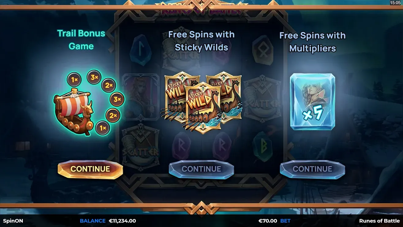 Runes of Battle - Mobile Bonus Game