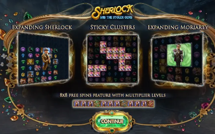 Sherlock and the Stolen Gems Feature