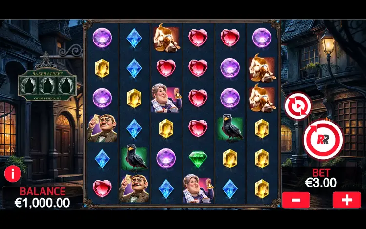 Sherlock and the Stolen Gems RTP