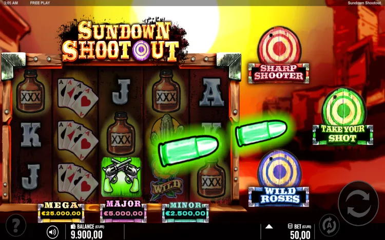 Sundown Shootout - Shootout Targets Feature