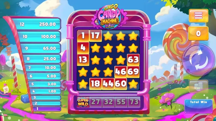 Slingo Candy Machine Blast Super Wild