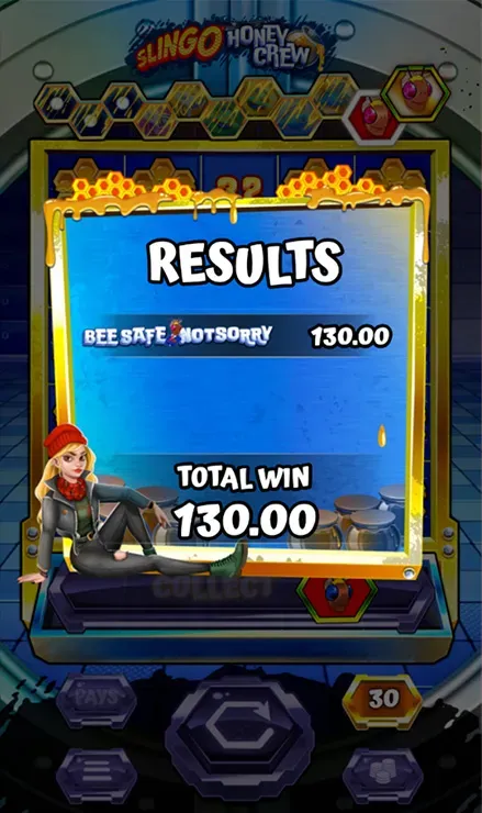 Slingo Honey Crew - Mobile Simple Win