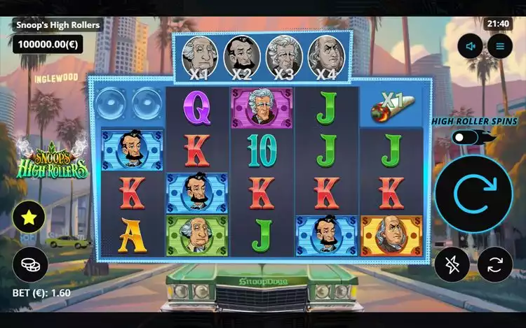 Snoop’s High Rollers RTP and Wagering