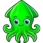 Snow Party - Green Squid Symbol