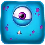 Space Miners - Blue Alien Symbol