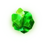 Space Miners - Green Crystal Symbol