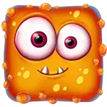 Space Miners - Orange Alien Symbol