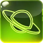 Space Stacks - Green Planet Symbol