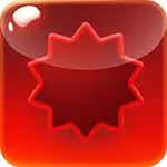 Space Stacks - Red Virus Symbol