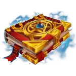 Fire Blaze Red Wizard Slot - Spellbook Symbol