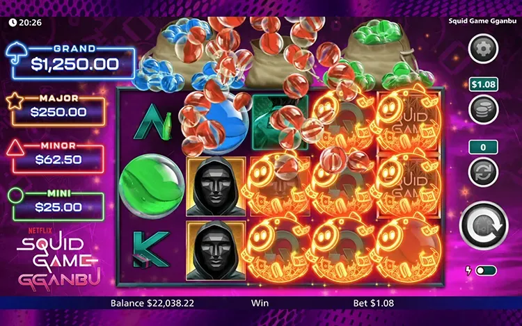 Squid Game GGANBU Bonus Features - Pig Bank Wild