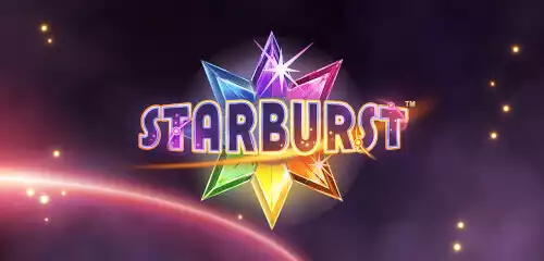 Logo for the slot game Starburst