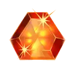 starburst orange gem