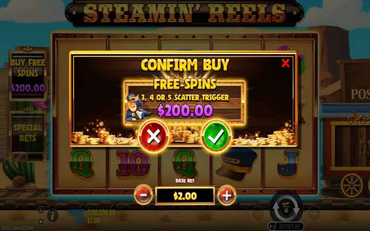 Steamin’ Reels - Feature Buy