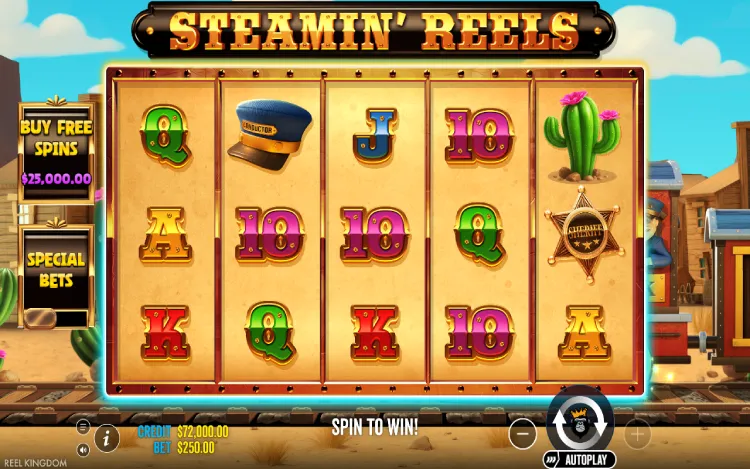 Steamin’ Reels - RTP and Wagering