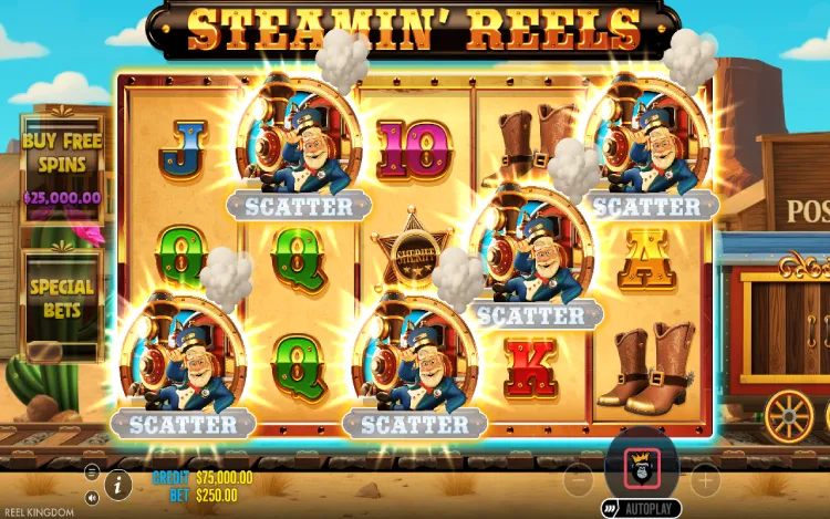 Steamin’ Reels - Scatter Symbol