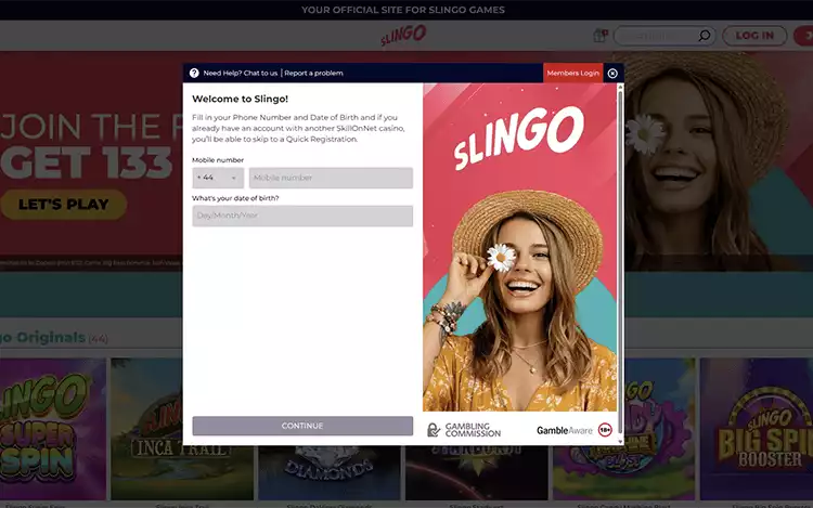 Step 2 Sign Up to Create Your Profile