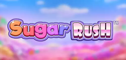 Logo for the slot game Sugar Rush