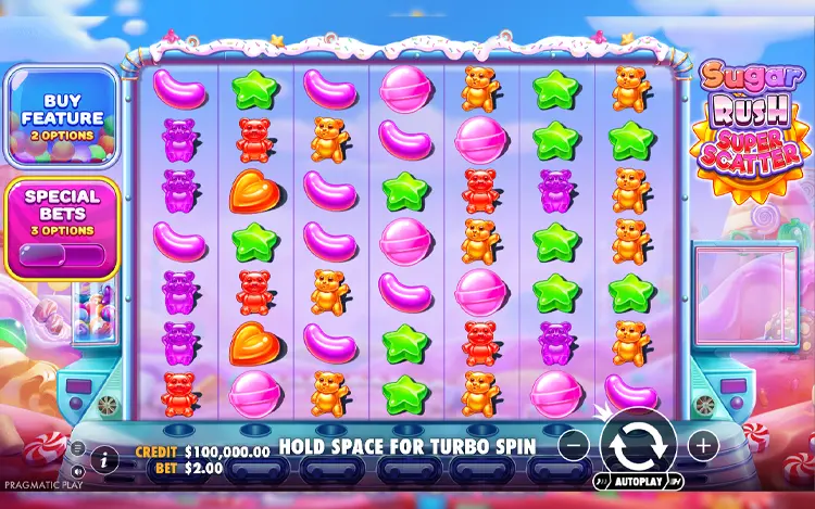 Sugar Rush Super Scatter - RTP & Wagering