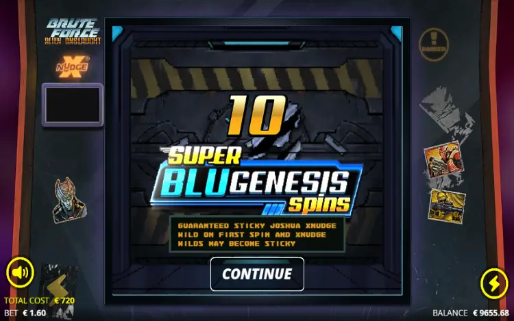 Brute Force, Alien Onslaught - Super Blu Genesis Spins